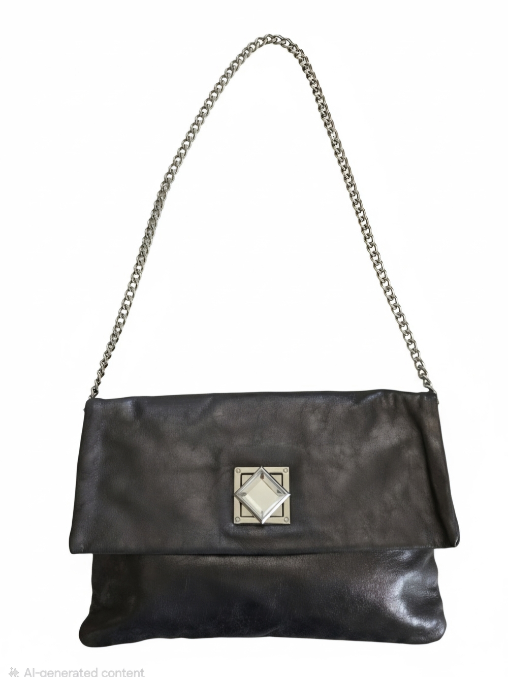 Michael Kors Leather Chain "Jewel"-Handle Shoulder Bag
